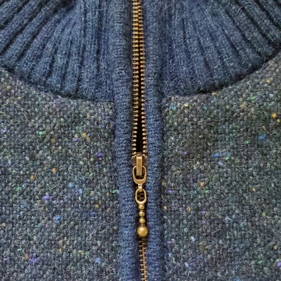 Men's CARRAIG DONN Ireland Wool and Tweed Full-zip Cardigan sz XL Rare! - Picture 13 of 13